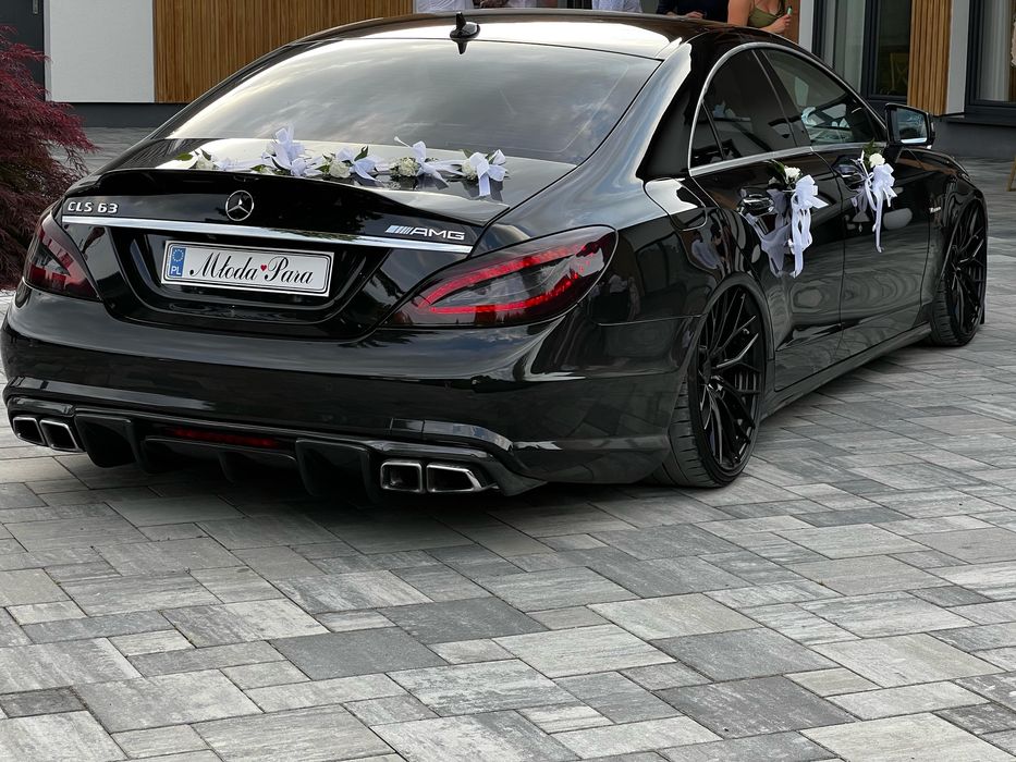 Auto do ślubu Mercedes CLS 63 AMG ///