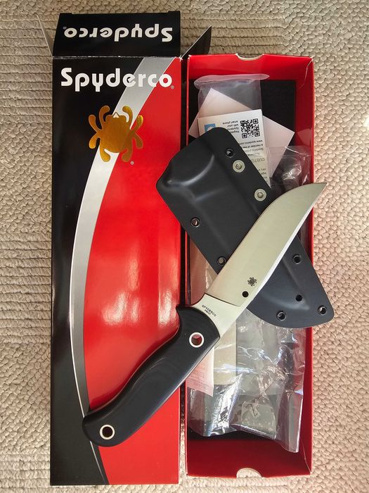 Nóż Spyderco Bradley Bowie G-10 Black Plain (FB33GP)