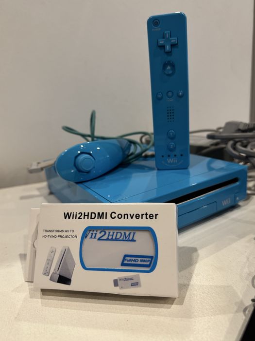 Nintendo Wii azul