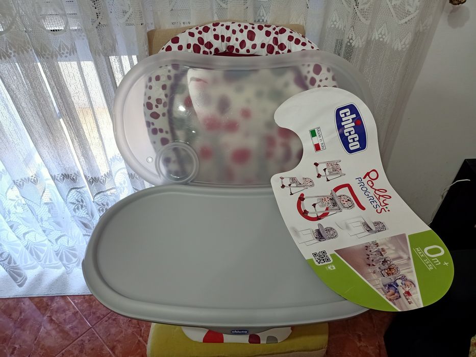 Cadeira de papa refeição Chicco para bebé casa quarto apartamento vivenda carro.