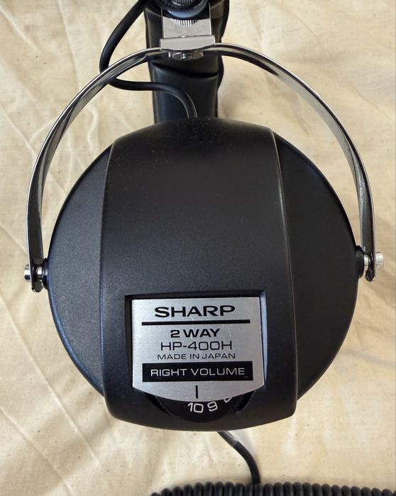 Вінтажні навушники sharp hp-400h made in japan 70s