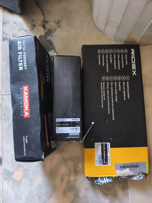 Kit Filtros Fiat Punto Mk1 (Ar, Combustível, Habitáculo) - Novos