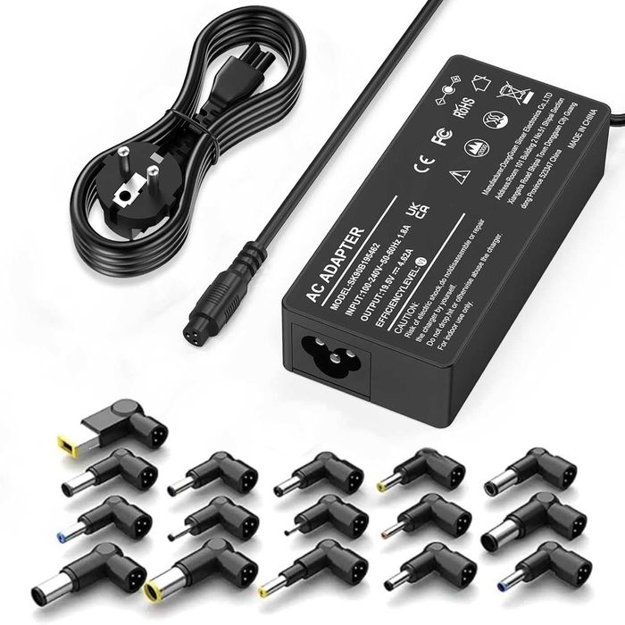uniwersalny adapter AC zasilacz 90w 16 końcówek Acer HP Lenovo IBM685