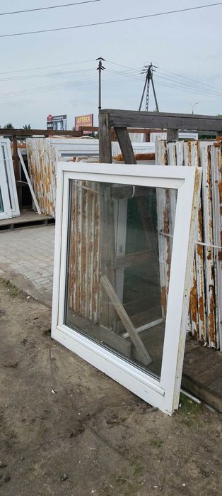 OKNA Używane 130X139 OKNO KacprzaK Plastikowe PCV Białe Lider Okna OLX