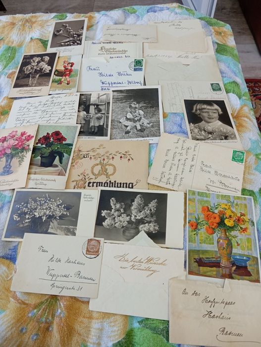 Німецькі 30-50рр листи, конверти ,листівки не воєнні
