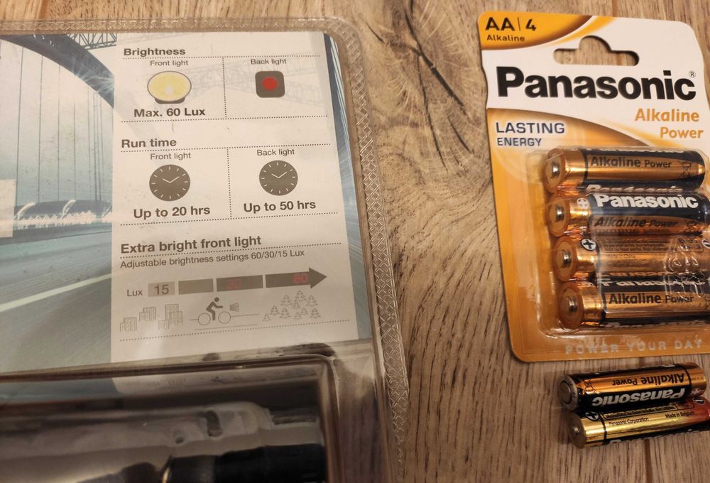 Lampki rowerowe LED
