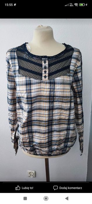 Bluzka nowa, 15zł. Rozmiar 40/L.  Koronka