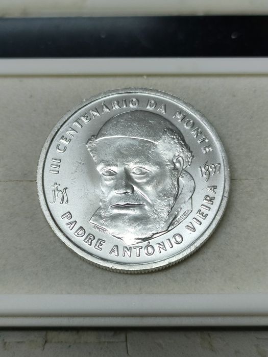 Moeda 500$00 Padre Antônio Vieira  1997