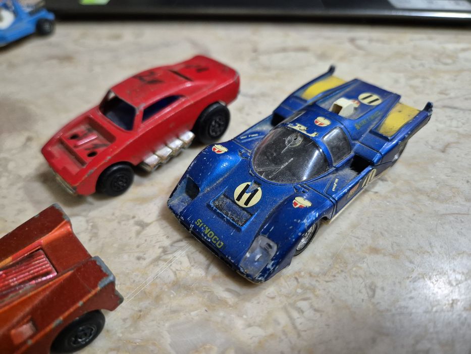 Conjunto 7 carros Miniatura - lesney, pilen, solido, corgi juniors
