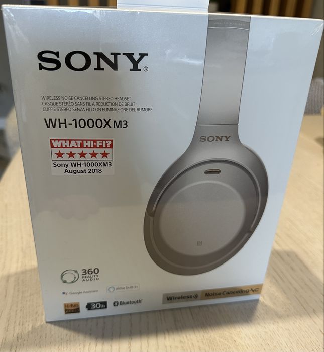 Нові навушники Sony WH-1000XM3 Platinum Silver