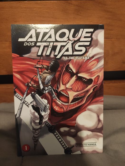 Attack on Titan volumes 1 e 2 em português