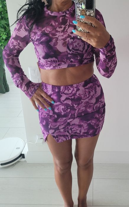 Komplet kwiaty siateczka świąteczna sylwestrowa