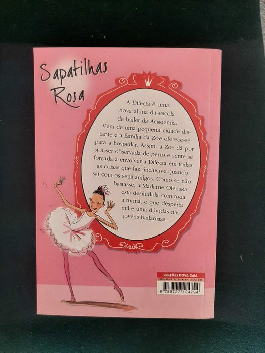 Dois livros juvenis Sapatilhas Rosa (Em pontas e Um tutu a mais).