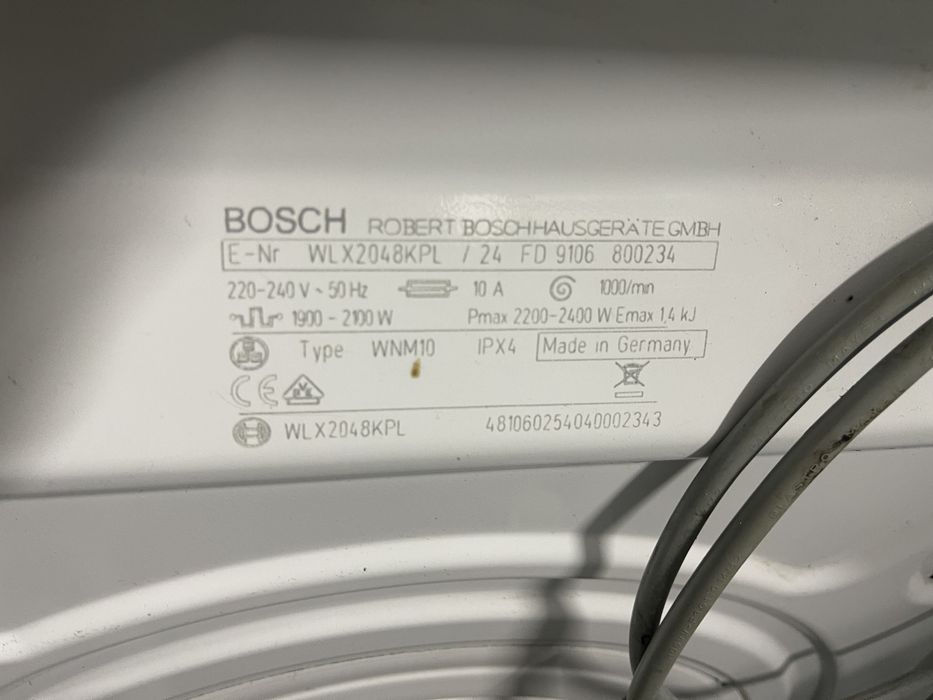 Пральна машина Bosch TRE 6578 вузька