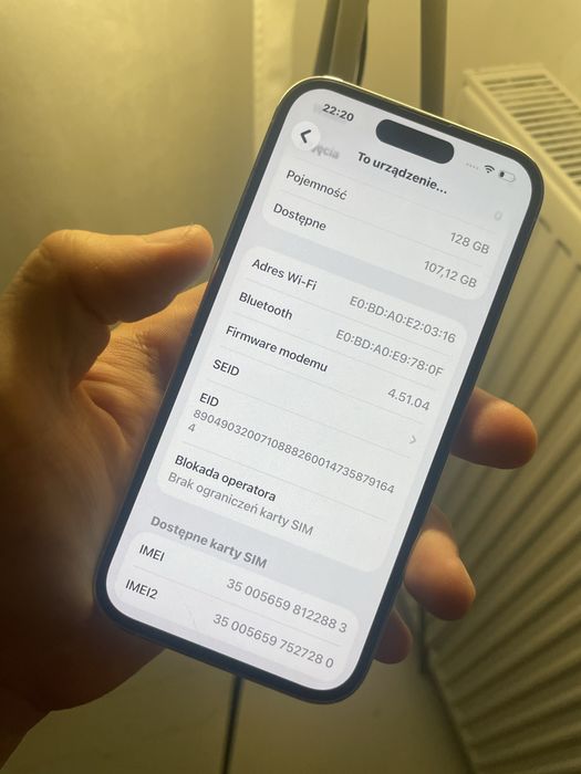 iPhone 14 Pro - 128gb - biały - 100% kondycji bat. - stan idealny - komplet