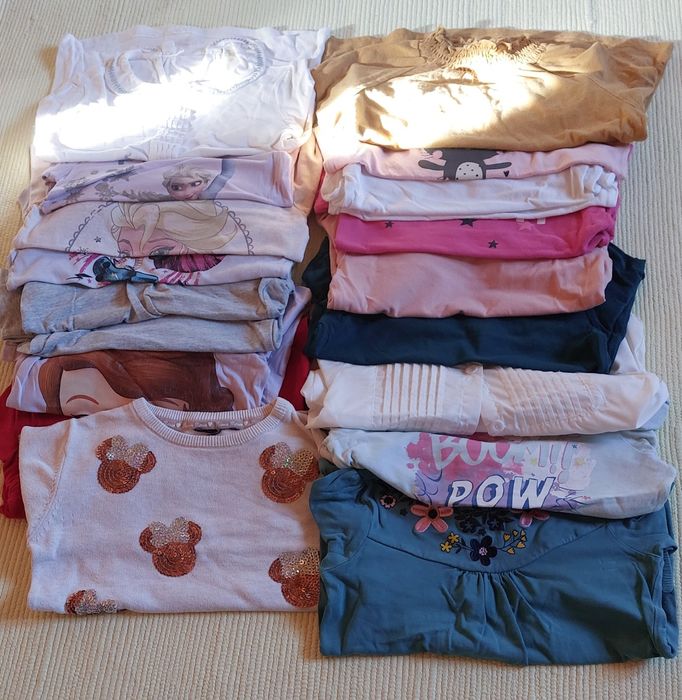 Grande lote roupa menina 6 a 8 anos