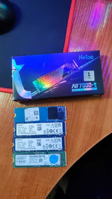 SSD M2 NVME 1Тб_512Гб WD_Kingstone_Samsung_Netac