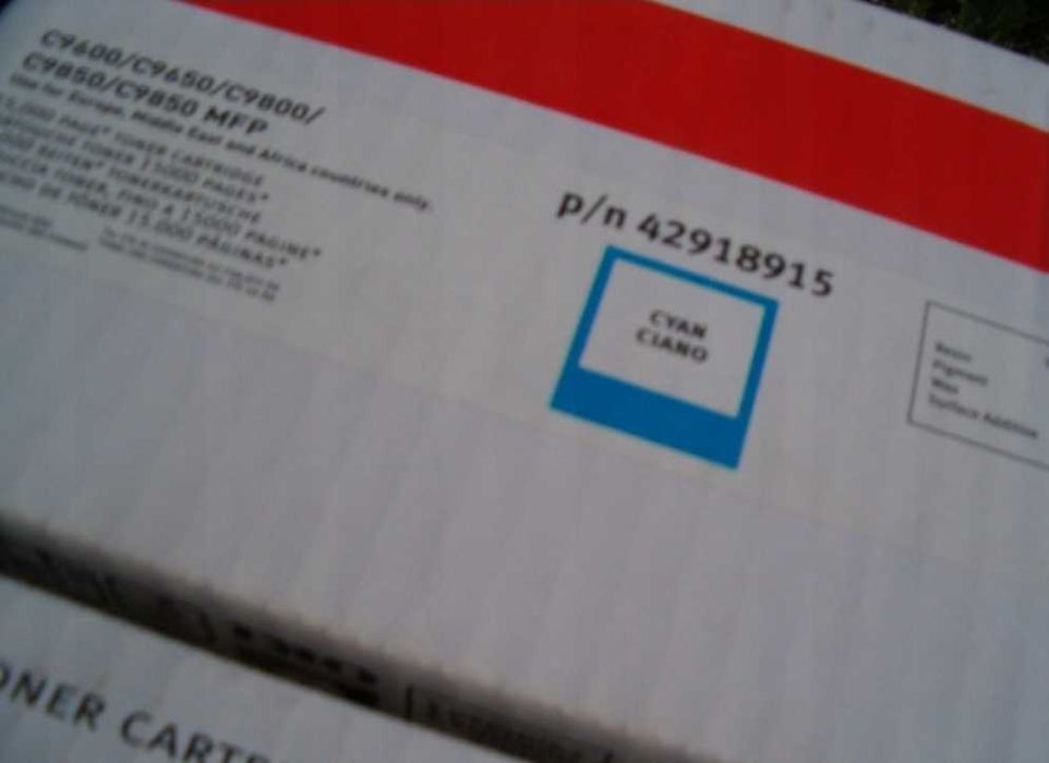 Toner do drukarki OKI niebieski