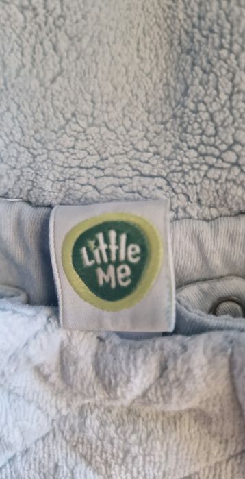 Błekitny Kombinezon little me 3/6 miesięcy