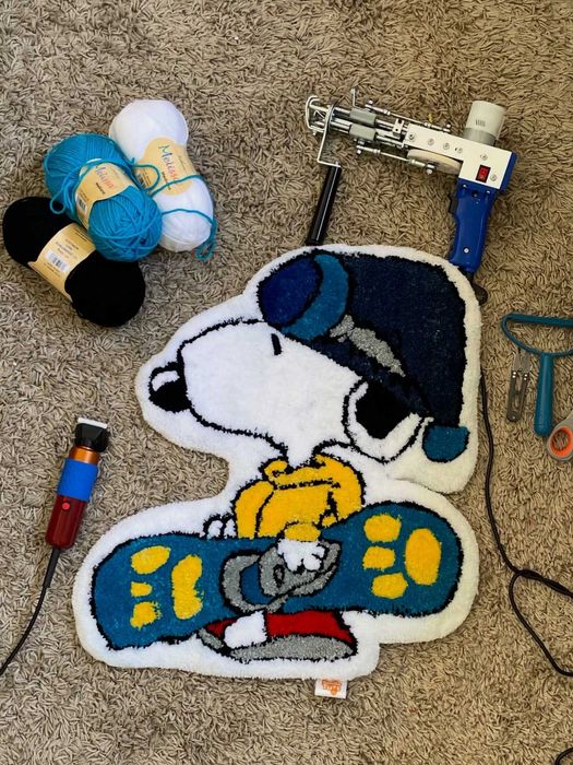 Tapete Tufting do Snoopy