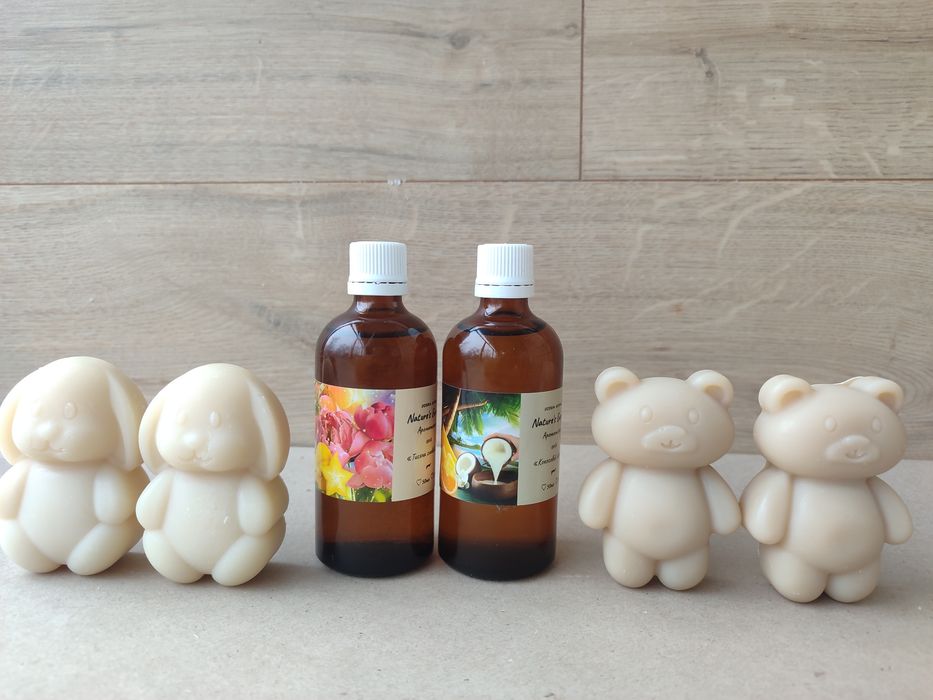 Дитяче натуральне мило “Ведмедик + Зайчик”