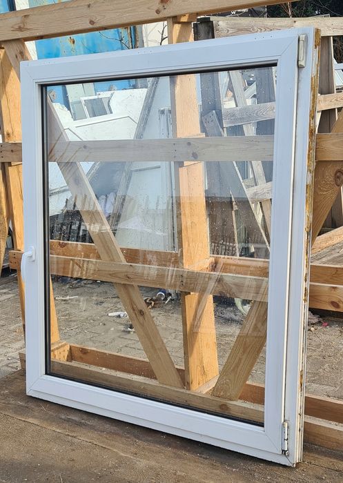 OKNA KacprzaK OKNO PCV 128X139 Używane Plastikowe  Lider Okna OLX