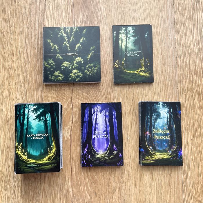 PUSZCZA - Dodatek do gry Talisman Magia i Miecz 5. Nowe Karty,Zaklęcia