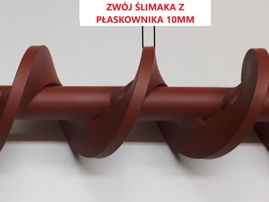 Ślimak do pieca (kotła)-WZMOCNIONY- o grubości zwoju 10MM - PRODUCENT-
