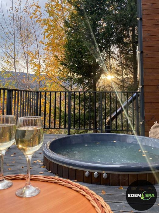 Spa-купіль, Спа на дровах, Чан з джакузі, Карпатський чан Офуро Купель