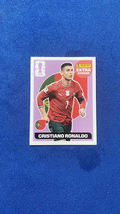 Cromo Extra Sticker Base Cristiano Ronaldo Portugal Mundial 2026 Copa do Mundo Fifa World Cup