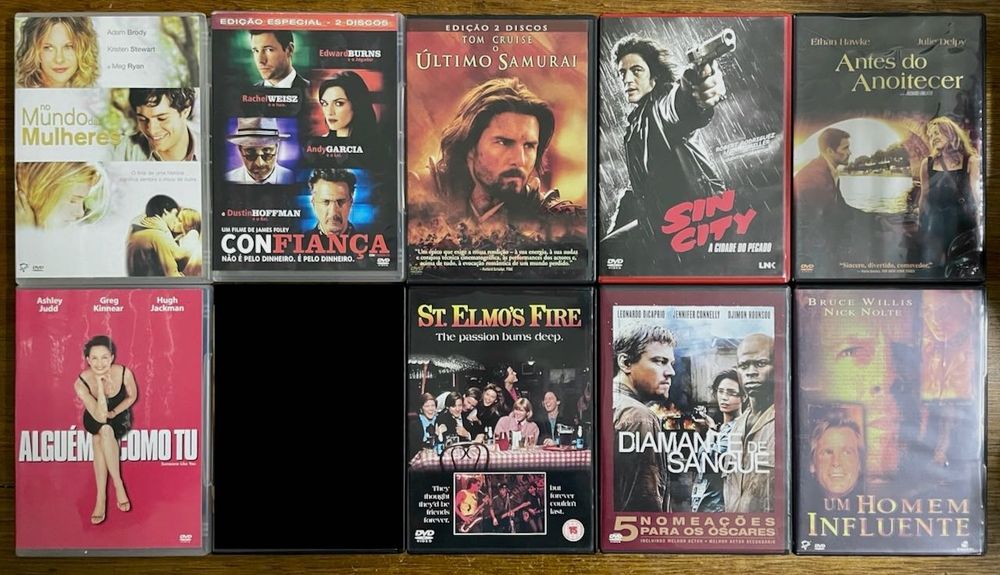 51 DVDs - Filmes Famosos - COM legendas em português