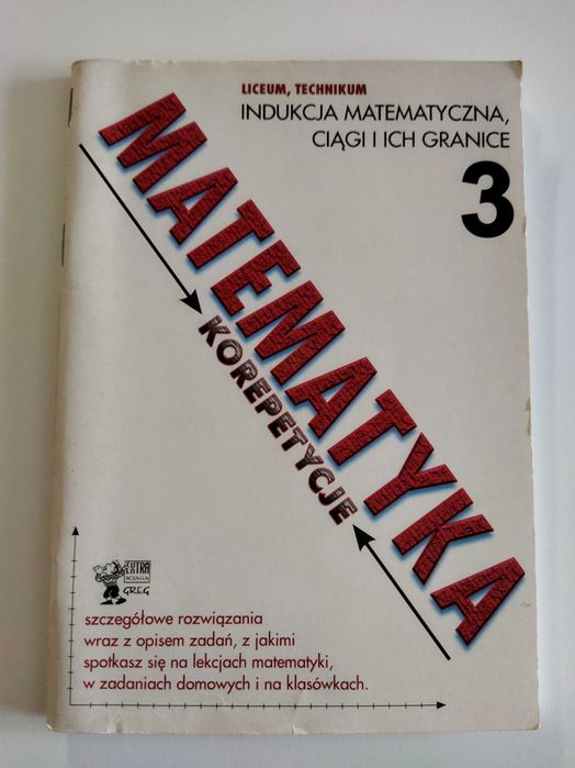 matematyka korepetycje 3 indukcja matematyczna, ciągi granice Radzymin