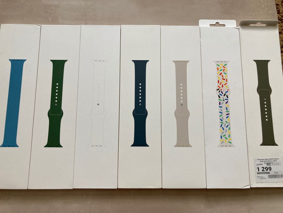 Оригінальні ремінці браслети Apple Watch 38/40/41/42/44/45/49mm S Band