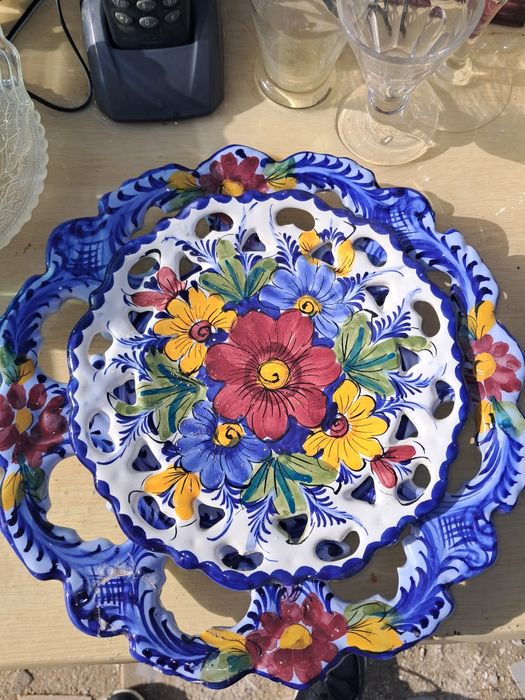 Prato louça fiança de alcobaca