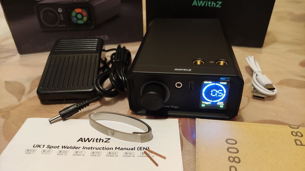 Точечная сварка 9000W с Двойным Импульсом - Варит Сталь, Никель, Медь)