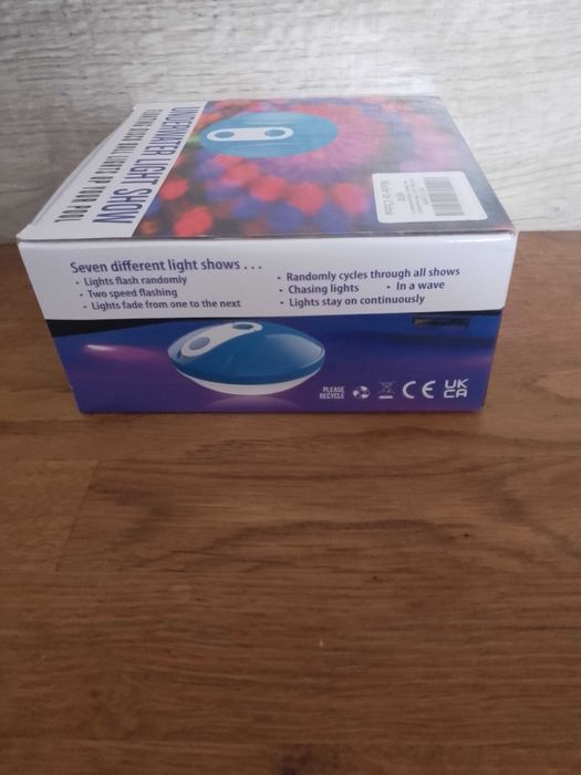 Kolorowe pływające światła basenowe LED