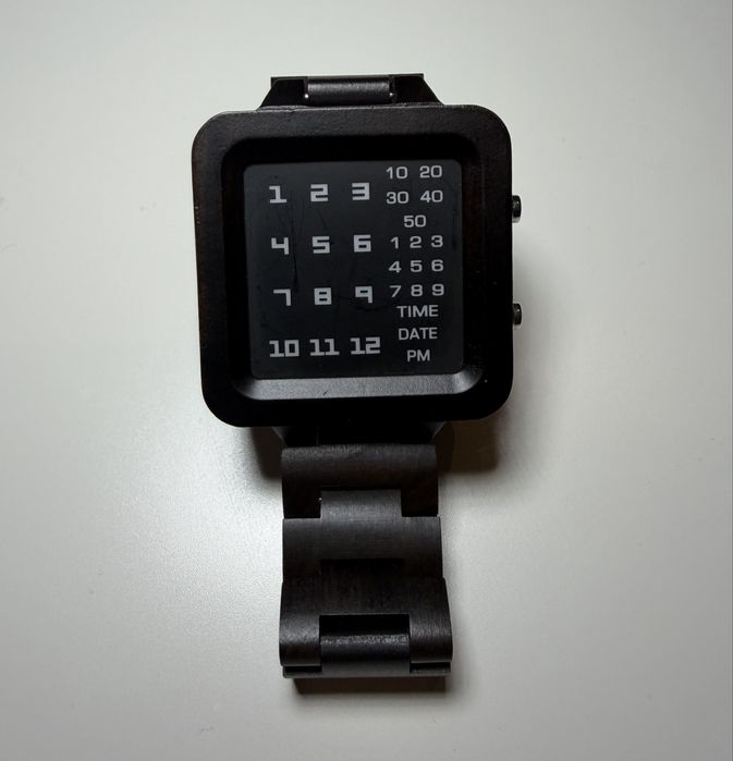 Наручний дерев'яний годинник BOBO BIRD LED Digital Wooden Watch