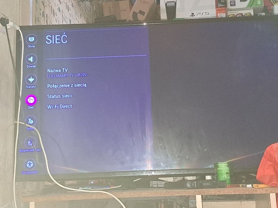 Telewizor Lg smart tv LH570V pasek na ekranie