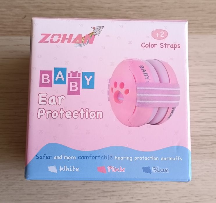 Auriculares com cancelamento de ruído para bebés 2 em 1 (Novos e selados)
