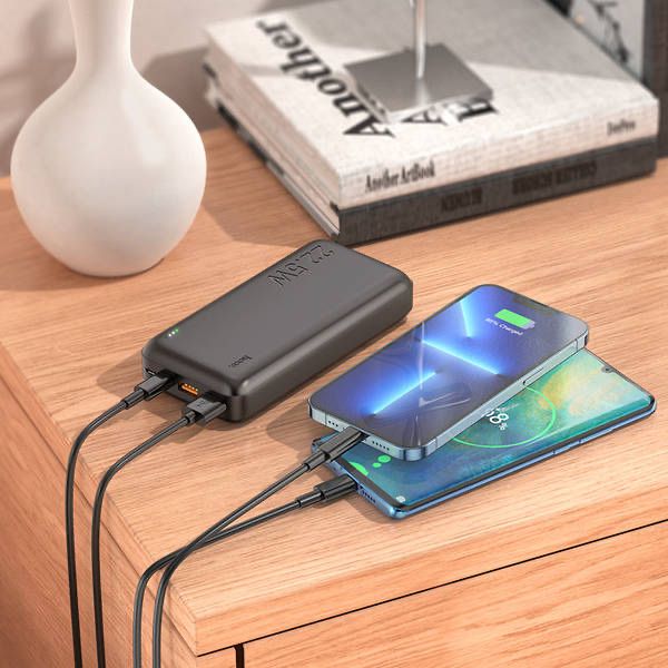 Павербанк 20000 mah повербанк 20000 зі швидкою зарядкою 22.5W HOCO J101A павер банк 20000 повер банк для роутера купить повербанк ОПТ павербанки оптом
