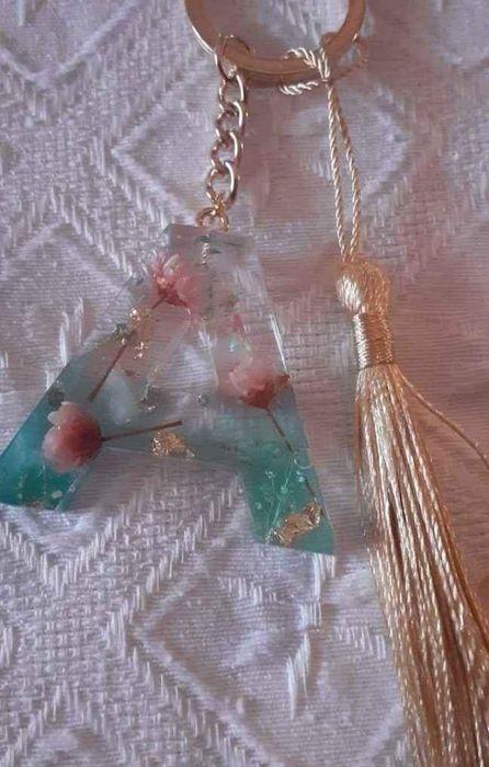 Porta-chaves em resina epóxi