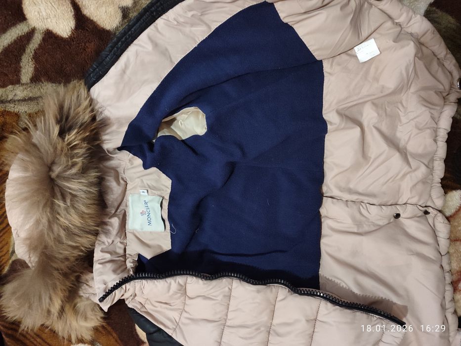 Зимова, стильна куртка Monkler на 3-5 роки