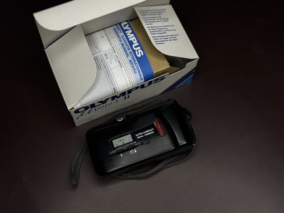 Olympus mju ii плівковий фотоапарат мью 2 новий з коробкою kodak zoom