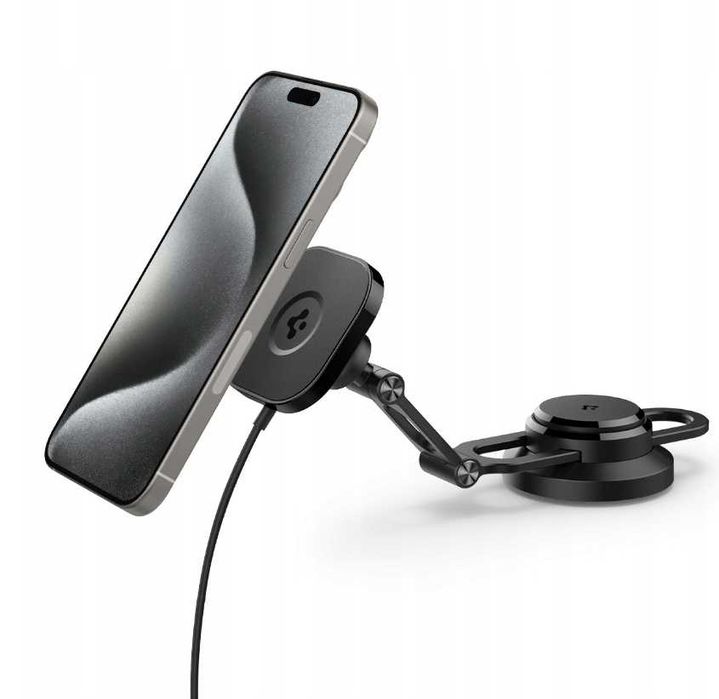 Uchwyt z ładowarką Spigen Tesla OneTap Pro 3 Wireless - Screen Mount