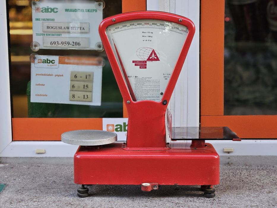 Waga zabytkowa - wzorowy stan