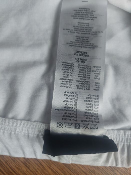 Leginsy białe z koronką