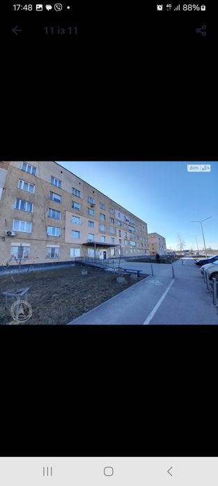 Продається простора кімната в гуртожитку