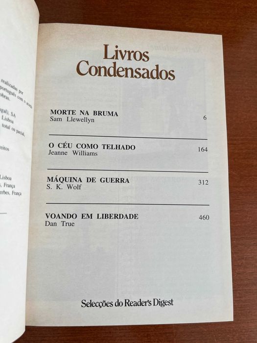 10 Livros Condensados - Reader's Digest - romances e policiais