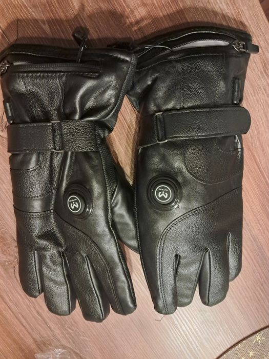 nowe ogrzewane rękawice na motocykl, brak baterii do zasilania brak me