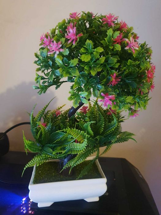 Sztuczne drzewko bonsai kwiat idealny na prezent urodziny imieniny